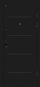 Товар Дверь Грид Букле черное/Cappuccino Melinga BR5609